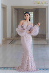 Long Evening Mermaid Lace Dress- 231E0515