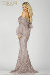 Long Evening Mermaid Lace Dress- 231E0515