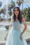 Off Shoulder Tulle Wedding Couture Gown- 231E0520