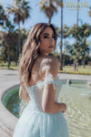 Off Shoulder Tulle Wedding Couture Gown- 231E0520