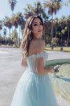 Off Shoulder Tulle Wedding Couture Gown- 231E0520