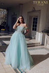 Off Shoulder Tulle Wedding Couture Gown- 231E0520
