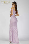Mermaid Dress with Off Shoulder Straps - 231GL0411