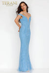 Mermaid Dress with Off Shoulder Straps - 231GL0411