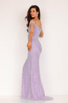 Mermaid Dress with Off Shoulder Straps - 231GL0411