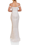 Mermaid Dress with Off Shoulder Straps - 231GL0411