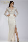 Luxury Formal Gown with High Slit- 231GL0433