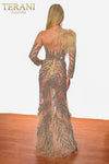 Pageant Gown with One Long Sleeve - 231GL0439