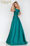 Princess Gown with Bardot Neckline - 231M0347