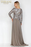 Mother of the Bride Maxi with Sequin Mesh Bodice- 231M0355