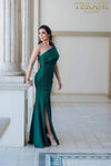 One Shoulder Long Mother of the bride Dress- 231M0473