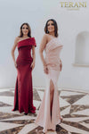 One Shoulder Long Mother of the bride Dress- 231M0473