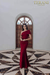 One Shoulder Long Mother of the bride Dress- 231M0473