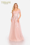 Off-Shoulder Embroidery Mother of the Bride Gown - 231M0481