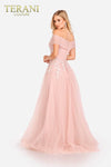 Off-Shoulder Embroidery Mother of the Bride Gown - 231M0481