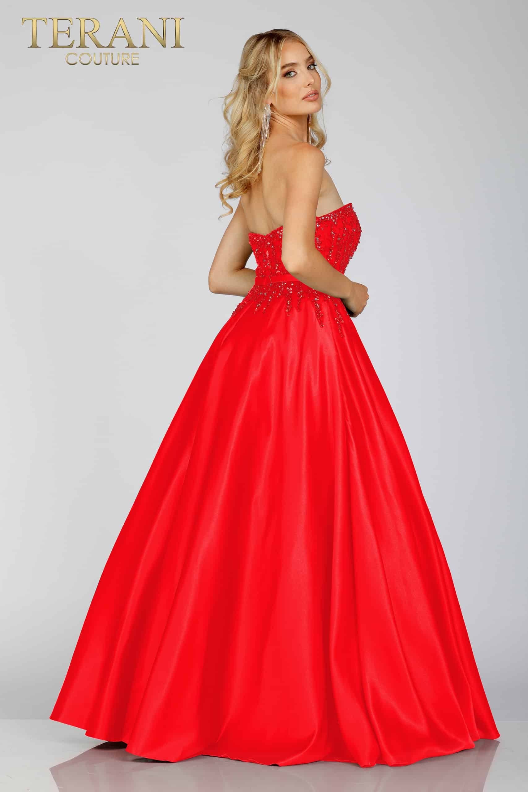 Embellished Bodice Prom Dress with Sweetheart Neckline - 231P0012