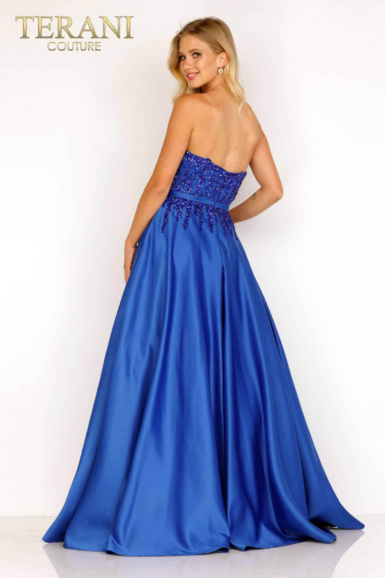 Embellished Bodice Prom Dress with Sweetheart Neckline - 231P0012