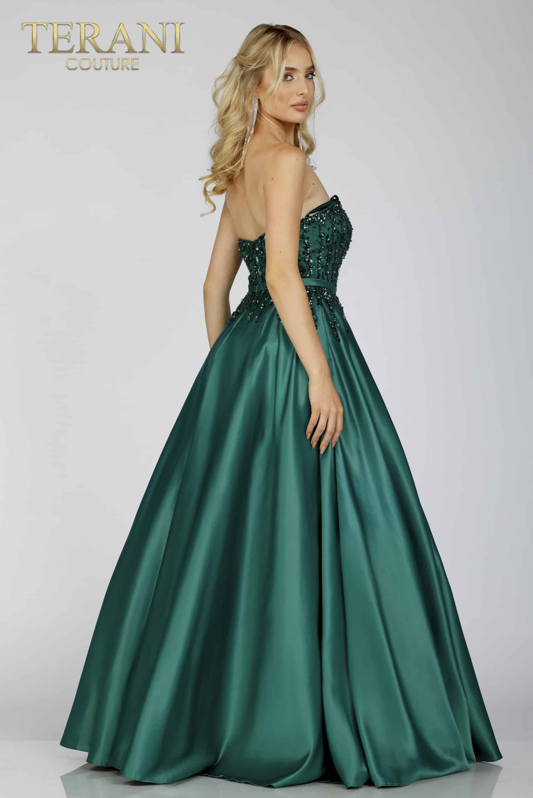 Embellished Bodice Prom Dress with Sweetheart Neckline - 231P0012