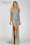 Embellished One Shoulder Prom Gown - 231P0019