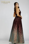 One Shoulder Prom Gown with the Low Back - 231P0024