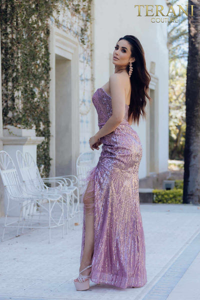 Strapless Low Back Prom Gown - 231P0030