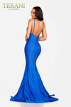 Spaghetti Strap Prom Gown with V-Neck - 231P0042