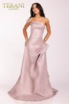 One Shoulder Ruched Waist Prom Gown - 231P0049