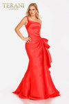 One Shoulder Ruched Waist Prom Gown - 231P0049