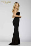 Bodycon Shape Prom Gown with Floor Length Skirt - 231P0076