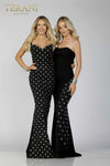 Bodycon Shape Prom Gown with Floor Length Skirt - 231P0076
