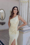 One Side Embelishment Prom Gown - 231P0136
