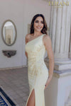 One Side Embelishment Prom Gown - 231P0136