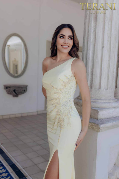 One Side Embelishment Prom Gown - 231P0136
