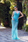 Prom Dress with Silver Embellishment - 231P0141