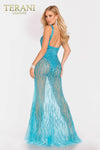 Prom Dress with Silver Embellishment - 231P0141