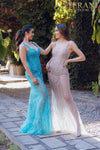 Prom Dress with Silver Embellishment - 231P0141