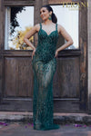 Prom Dress with Silver Embellishment - 231P0141