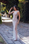 Prom Dress with Silver Embellishment - 231P0141