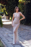 Prom Dress with Silver Embellishment - 231P0141