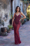 Prom Dress with Silver Embellishment - 231P0141