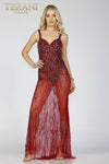 Prom Dress with Silver Embellishment - 231P0141