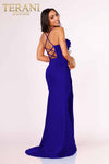 Criss Cross Back Prom Dress with Side Slit - 231P0149