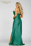 Taffeta High Slit Prom Dress - 231P0180