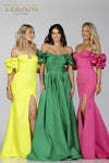Strapless Evening Dress in Emerald- 231E0514