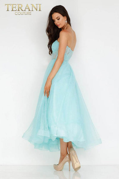 Tulle Bodice Prom Dress with Sweetheart Neck - 231P0534