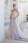 Ruffle Sleeves Prom Dress with Sweetheart Neckline - 231P0588