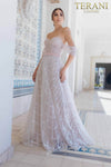 Ruffle Sleeves Prom Dress with Sweetheart Neckline - 231P0588