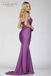 Spagheti Strap Mermaid Prom Gown in Spandex Satin - 231P0186
