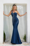 Sleeveless Sheath Beaded Embroidery Evening Dress - 232E1231