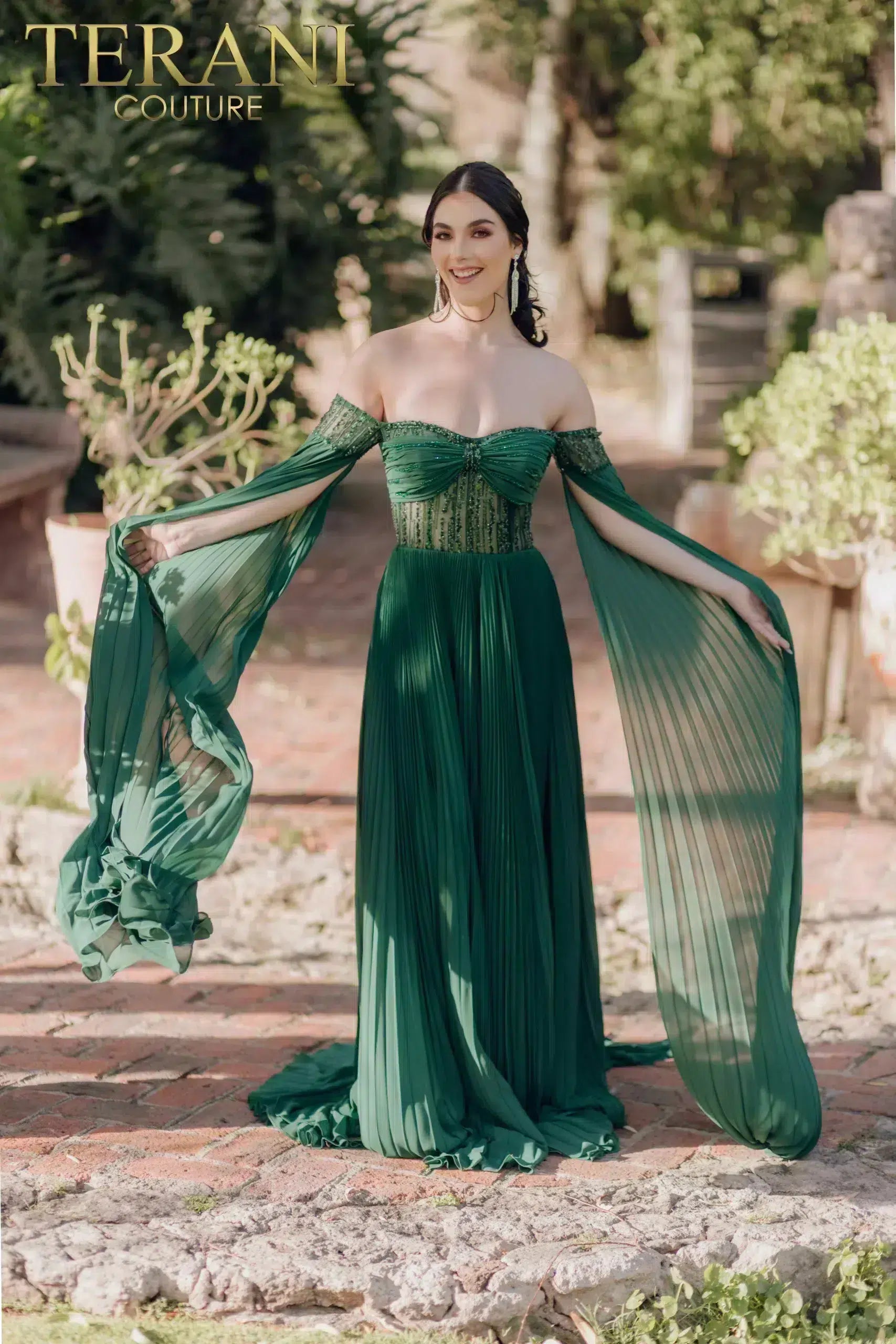 Off Shoulder A-line Sweetheart Sheer Long Evening Dress - 232E1218